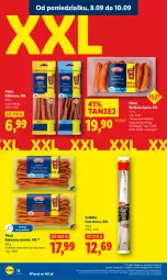 Gazetka promocyjna Lidl - GAZETKA - Gazetka - ważna od 10.09 do 10.09.2025 - strona 14 - produkty: PIKOK, Kabanos, Kiełbasa, Kiełbasa śląska