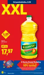 Gazetka promocyjna Lidl - GAZETKA - Gazetka - ważna od 10.09 do 10.09.2025 - strona 20 - produkty: Kujawski, Olej rzepakowy, Olej