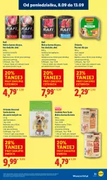 Gazetka promocyjna Lidl - GAZETKA - Gazetka - ważna od 10.09 do 10.09.2025 - strona 35 - produkty: Mokra karma, Pur, Pasztet, Królik, Wołowina, Sucha karma