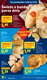 Gazetka promocyjna Lidl - GAZETKA - Gazetka - ważna od 10.09 do 10.09.2025 - strona 38 - produkty: Ser, Por, Bułka fitness, Bułka