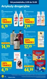 Gazetka promocyjna Lidl - GAZETKA - Gazetka - ważna od 10.09 do 10.09.2025 - strona 60 - produkty: Makijaż, Woda micelarna, Ser, Rum, Perfum, Pianka do mycia twarzy, Serum, Somat, Serum do włosów, Zmywarki, Woda