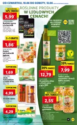 Gazetka promocyjna Lidl - GAZETKA - Gazetka - ważna od 12.06 do 12.06.2021 - strona 37 - produkty: Kurczak, Hummus, Mus, Gin, Gra, Parówki, Tofu, Sezam, Prima, Oliwa z oliwek, Roślinny gyros, Gyros, Fa