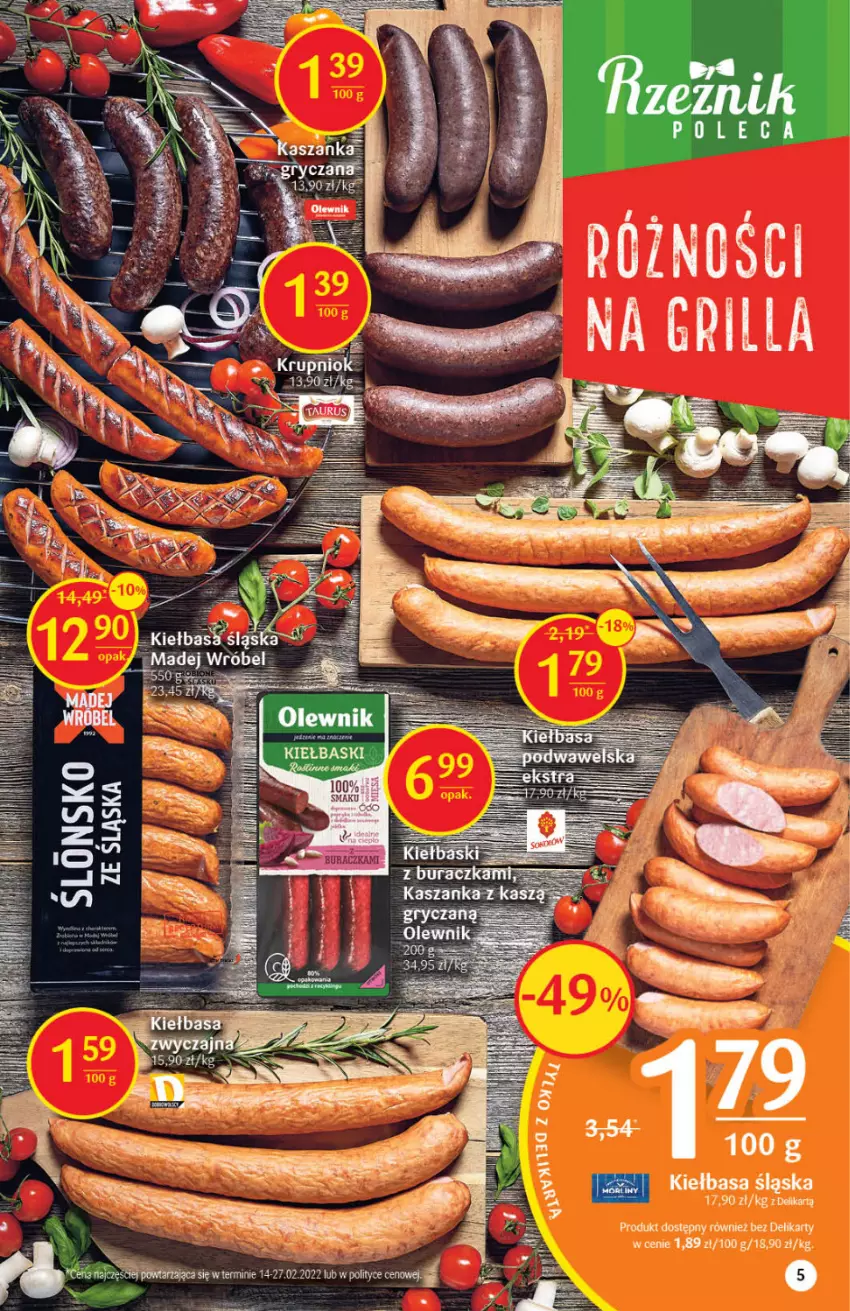 Gazetka promocyjna Delikatesy Centrum - Gazetka DC17 - ważna 05.05 do 11.05.2022 - strona 5 - produkty: Hama, Kiełbasa, Kiełbasa śląska, LANA