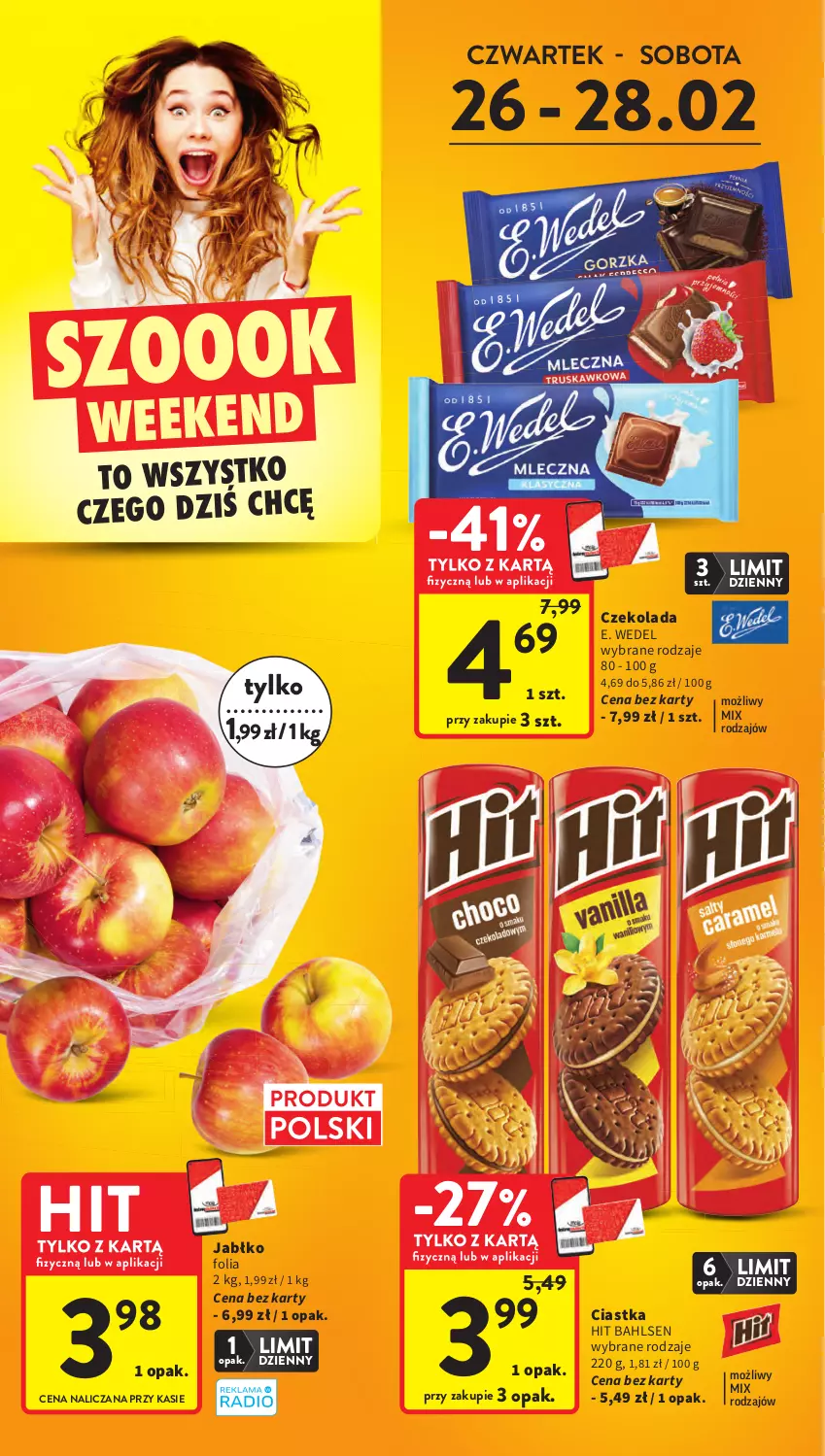 Gazetka promocyjna Intermarche - Gazetka Intermarche - ważna 26.02 do 04.03.2026 - strona 4 - produkty: Ciastka, Czekolada, E. Wedel