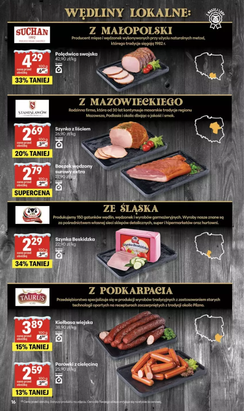 Gazetka promocyjna Delikatesy Centrum - Franczyza DC03 Czwartek - ważna 15.01 do 21.01.2026 - strona 16 - produkty: Karp, Polędwica