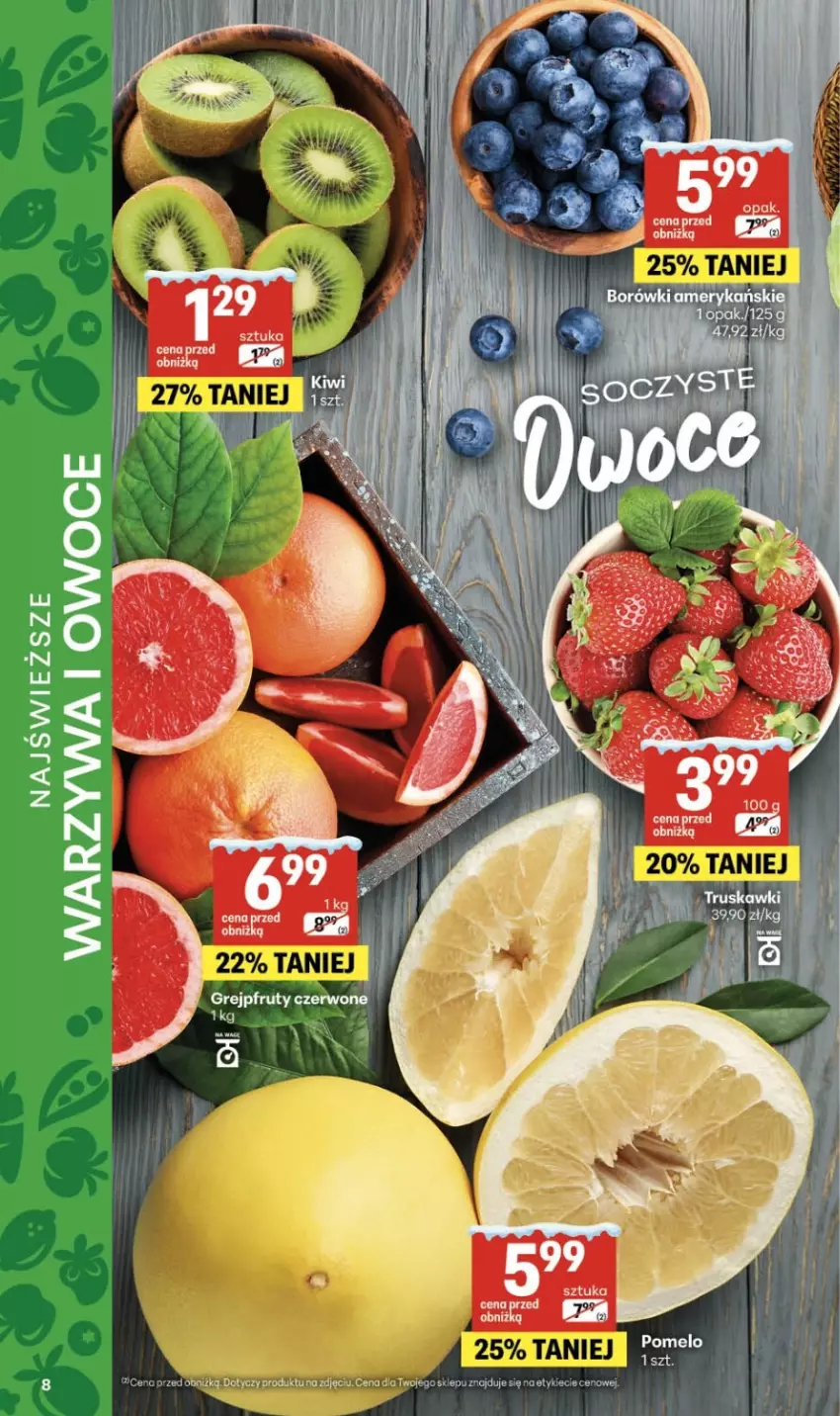 Gazetka promocyjna Delikatesy Centrum - Franczyza DC03 Czwartek - ważna 15.01 do 21.01.2026 - strona 8 - produkty: Pomelo, Warzywa