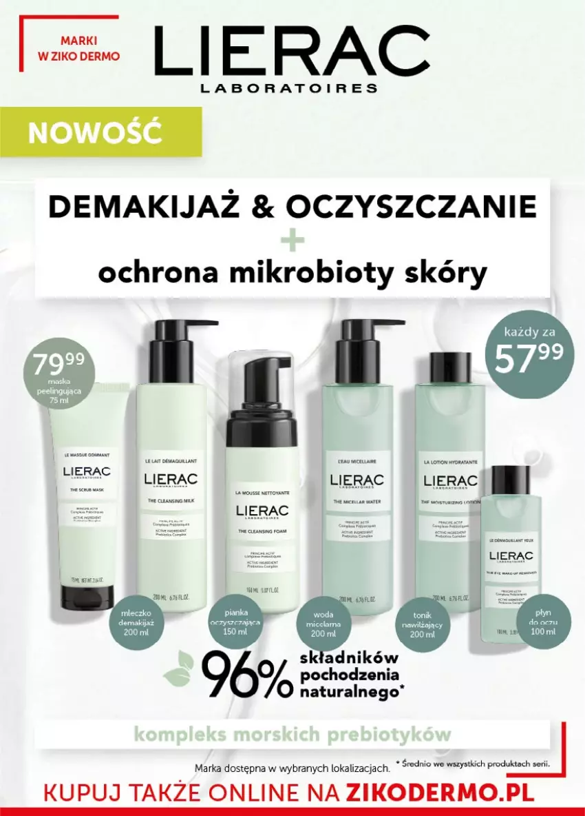 Gazetka promocyjna Ziko - Gazetka Ziko Dermo - ważna 22.09 do 05.10.2022 - strona 22 - produkty: LG, Lierac, Makijaż, Rama, Ser