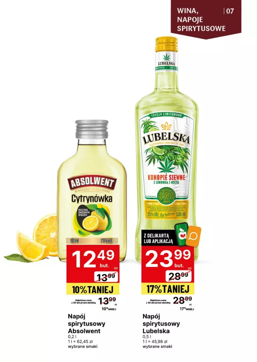 Gazetka promocyjna Delikatesy Centrum - DeliBarek DC19-DC20 - ważna 06.05 do 19.05.2024 - strona 7 - produkty: Limonka, Napój, Napoje