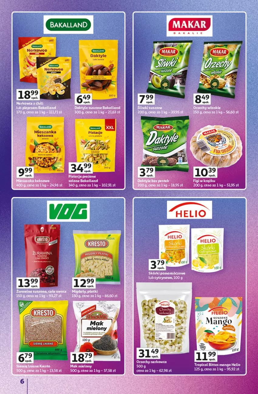 Gazetka promocyjna Auchan - Gazetka Znane Marki duży wybór Hipermarket Auchan - ważna 04.12 do 14.12.2025 - strona 6 - produkty: Bakalland, Mango