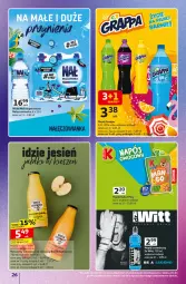 Gazetka promocyjna Auchan - Gazetka Znane Marki duży wybór Hipermarket Auchan - Gazetka - ważna od 14.12 do 14.12.2025 - strona 26 - produkty: Nałęczowianka, Sok, Gra, Grappa, Kubuś, Woda, Napój