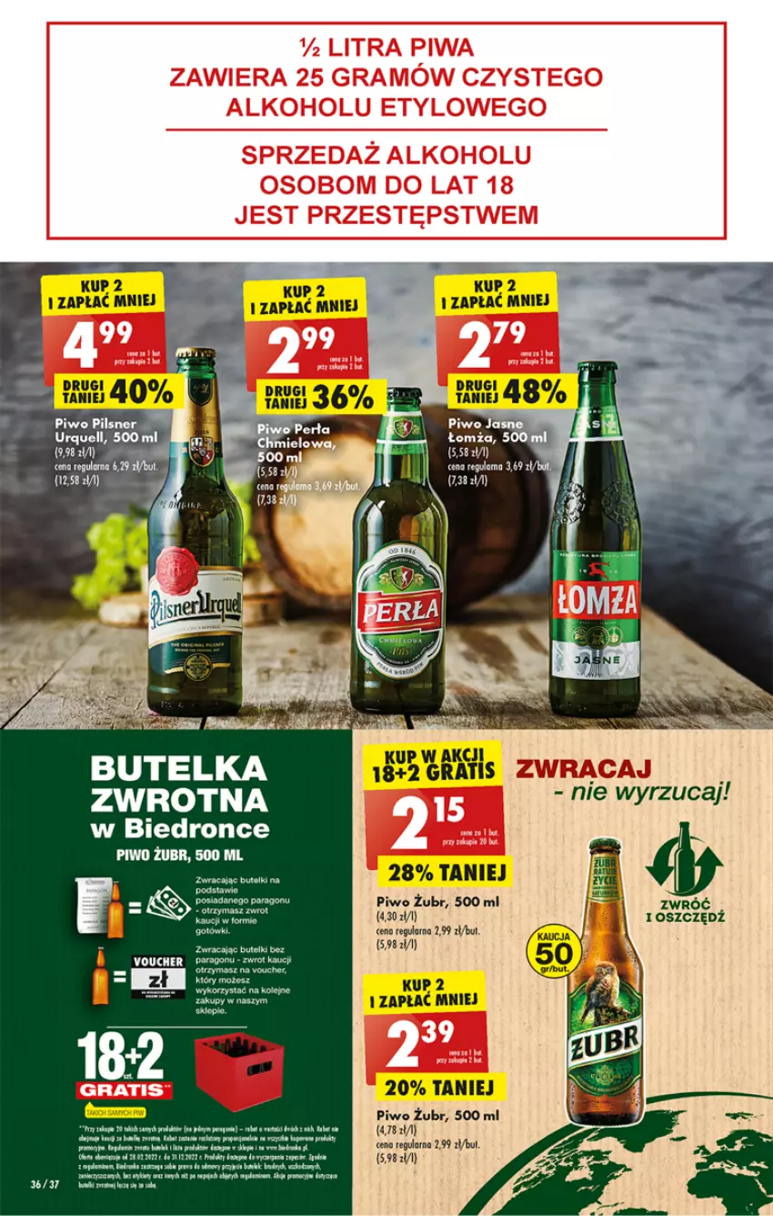 Gazetka promocyjna Biedronka - Gazetka - Biedronka.pl - ważna 16.01 do 21.01.2023 - strona 36 - produkty: Dron, Fa, Piwo, Rum