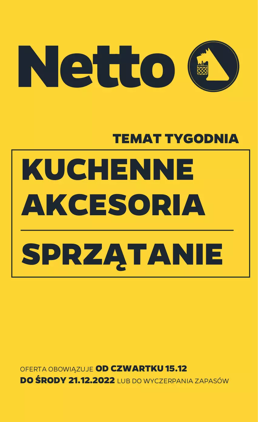 Gazetka promocyjna Netto - Akcesoria i dodatki - ważna 15.12 do 21.12.2022 - strona 1 - produkty: Sprzątanie