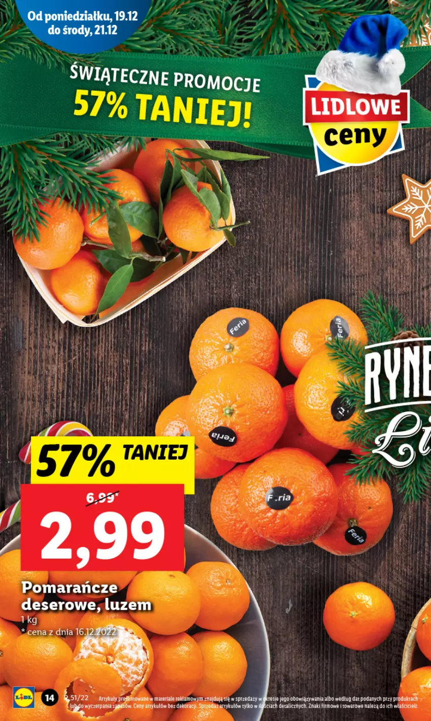 Gazetka promocyjna Lidl - GAZETKA - ważna 19.12 do 21.12.2022 - strona 14 - produkty: Deser, Ser