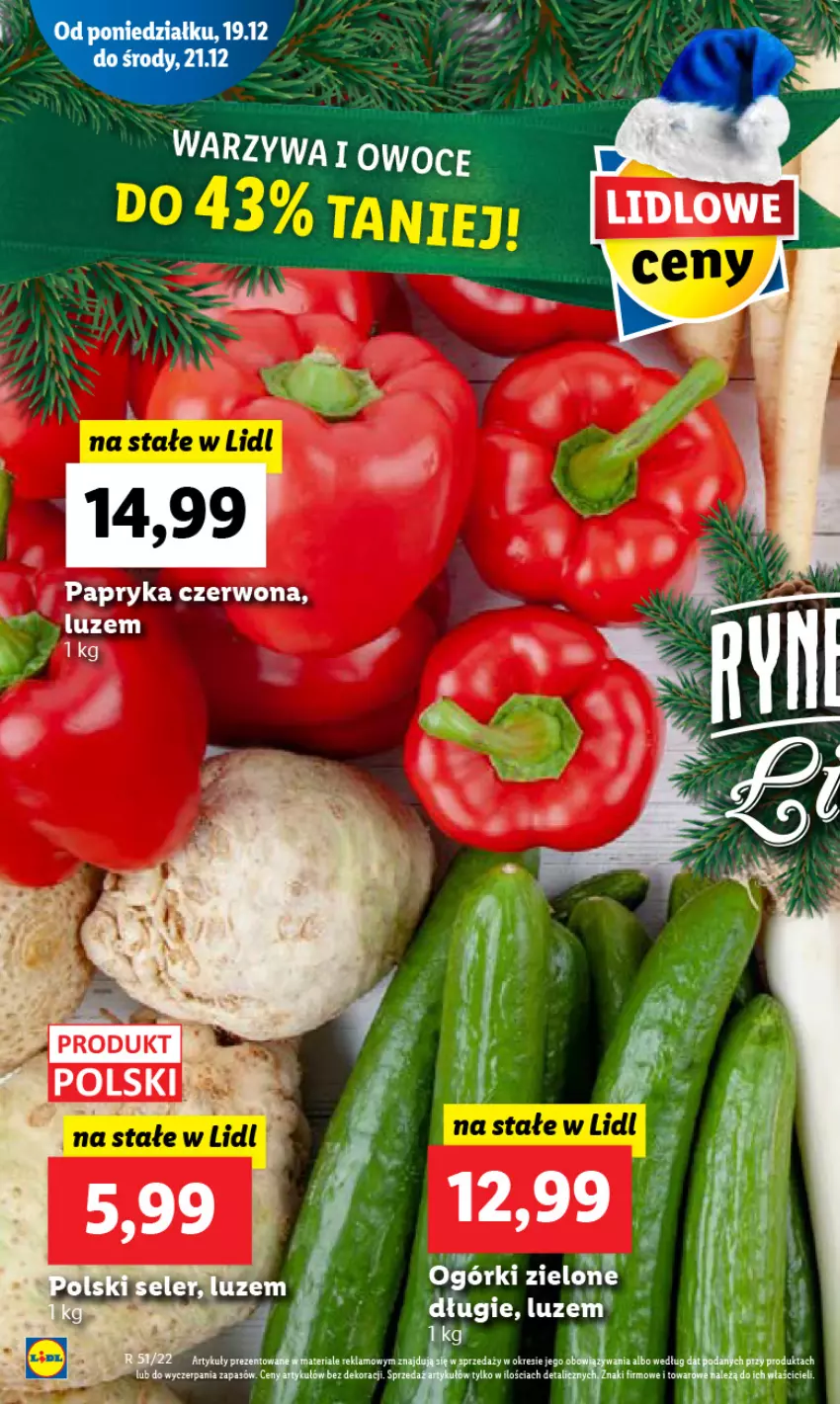 Gazetka promocyjna Lidl - GAZETKA - ważna 19.12 do 21.12.2022 - strona 16 - produkty: LG, Papryka, Papryka czerwona