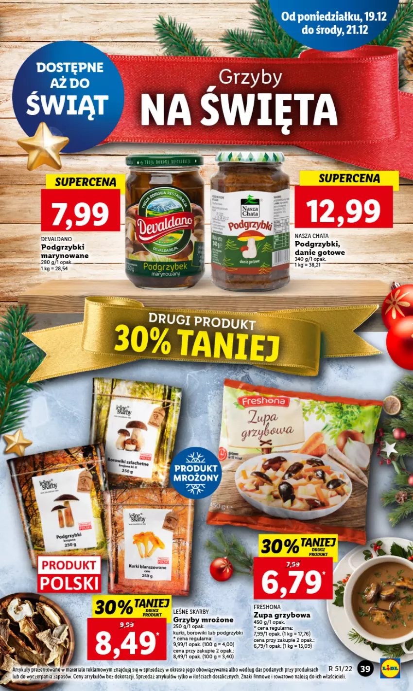 Gazetka promocyjna Lidl - GAZETKA - ważna 19.12 do 21.12.2022 - strona 43 - produkty: Borowiki, Grzyby, LEGO, Podgrzybki, Zupa