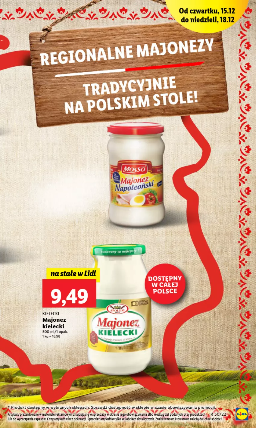 Gazetka promocyjna Lidl - GAZETKA - ważna 19.12 do 21.12.2022 - strona 47 - produkty: Majonez