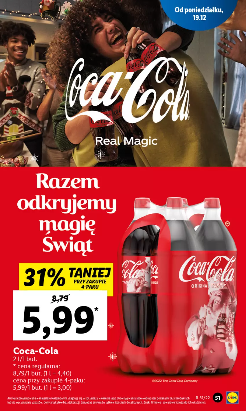 Gazetka promocyjna Lidl - GAZETKA - ważna 19.12 do 21.12.2022 - strona 63 - produkty: Coca-Cola