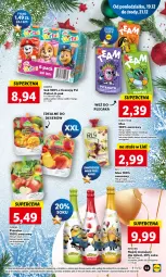 Gazetka promocyjna Lidl - GAZETKA - Gazetka - ważna od 21.12 do 21.12.2022 - strona 65 - produkty: Sok, Ser, Pur, Mus, Kaktus, Winogrona, Brzoskwinie, Dzieci, Kubuś, Deser, Wino, Mango, Napój, Psi Patrol, Jabłka, Napój musujący, Fa