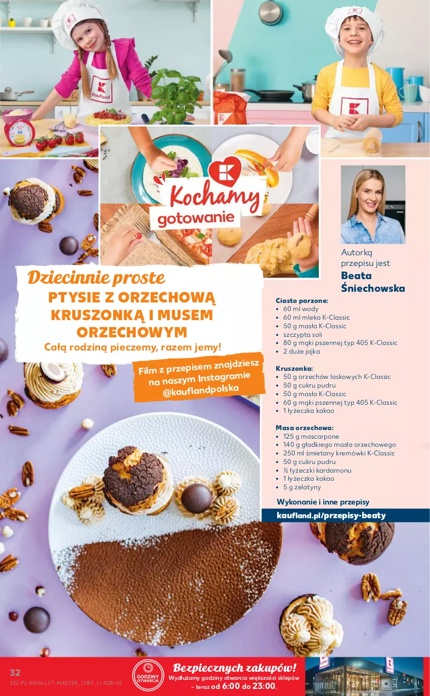 Gazetka promocyjna Kaufland - OFERTA TYGODNIA - ważna 22.04 do 27.04.2021 - strona 32 - produkty: Dzieci, Gra, Kakao, Mascarpone, Mus, Piec, Tera