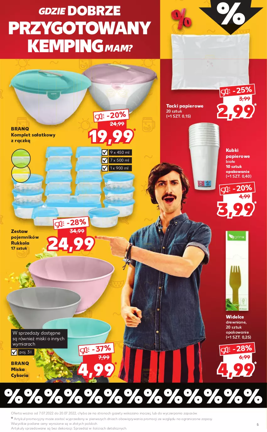 Gazetka promocyjna Kaufland - Oferta GRILL - ważna 07.07 do 20.07.2022 - strona 5 - produkty: Gra, Miska, Papier, Pojemnik, Sałat