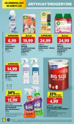 Gazetka promocyjna Lidl - GAZETKA - Gazetka - ważna od 02.08 do 02.08.2025 - strona 60 - produkty: Spray do czyszczenia, Papier, Cillit Bang, Ręcznik, Odświeżacz powietrza, Flora