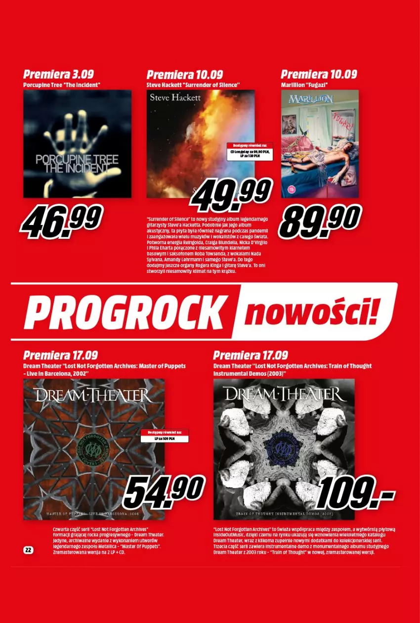 Gazetka promocyjna Media Markt - Gazetka Media Markt - ważna 08.09 do 30.09.2021 - strona 22 - produkty: Album, Astor, Dell, Gra, LG, Płyta, Rum, Saksofon