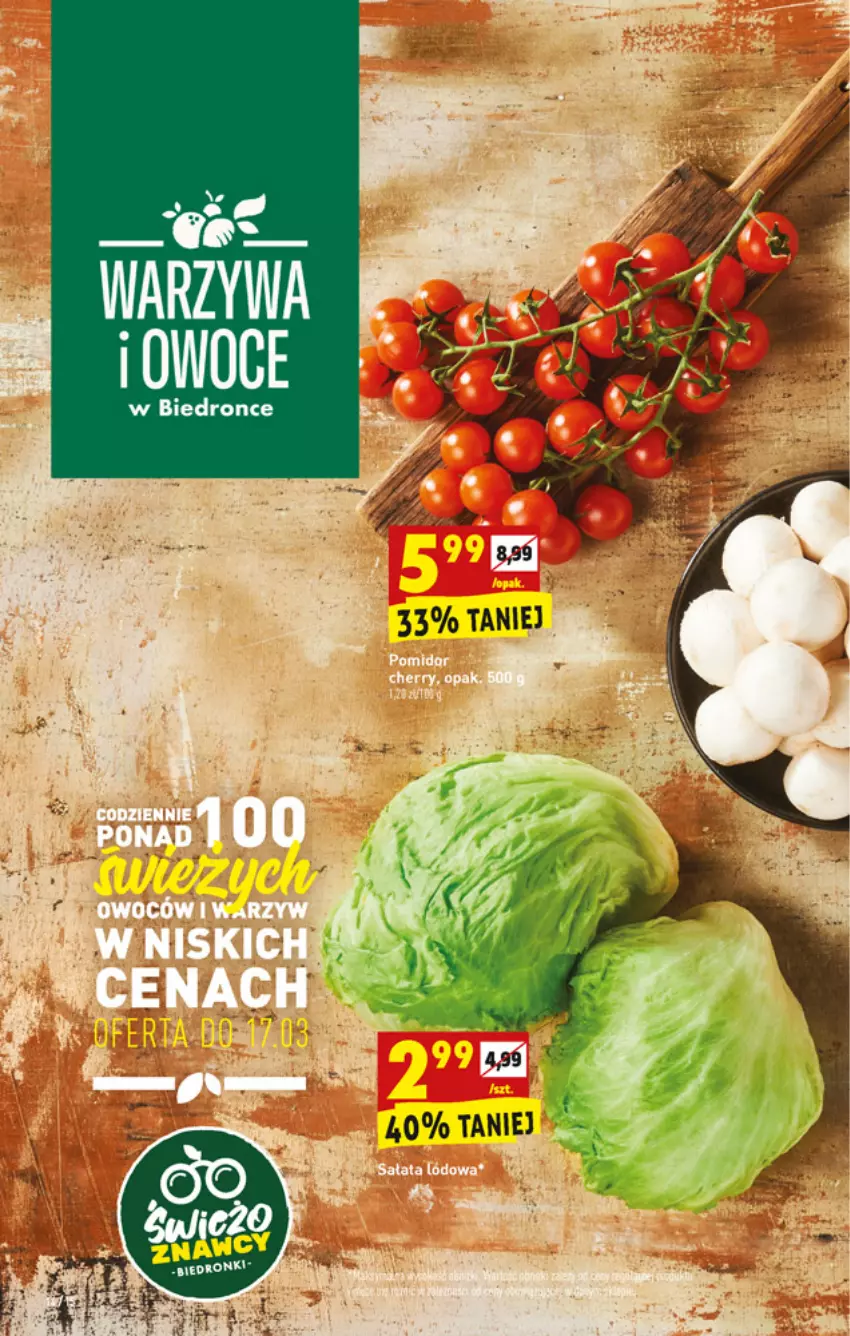 Gazetka promocyjna Biedronka - W tym tygodniu PN - ważna 15.03 do 20.03.2021 - strona 14 - produkty: Dron, Owoce