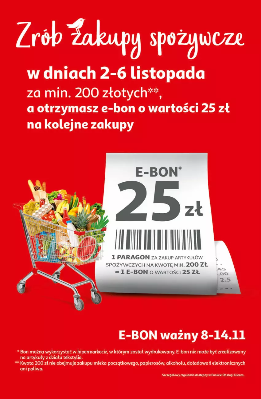 Gazetka promocyjna Auchan - Jesienne hiperokazje Hipermarkety - ważna 04.11 do 10.11.2021 - strona 2 - produkty: Olej, Papier, Top