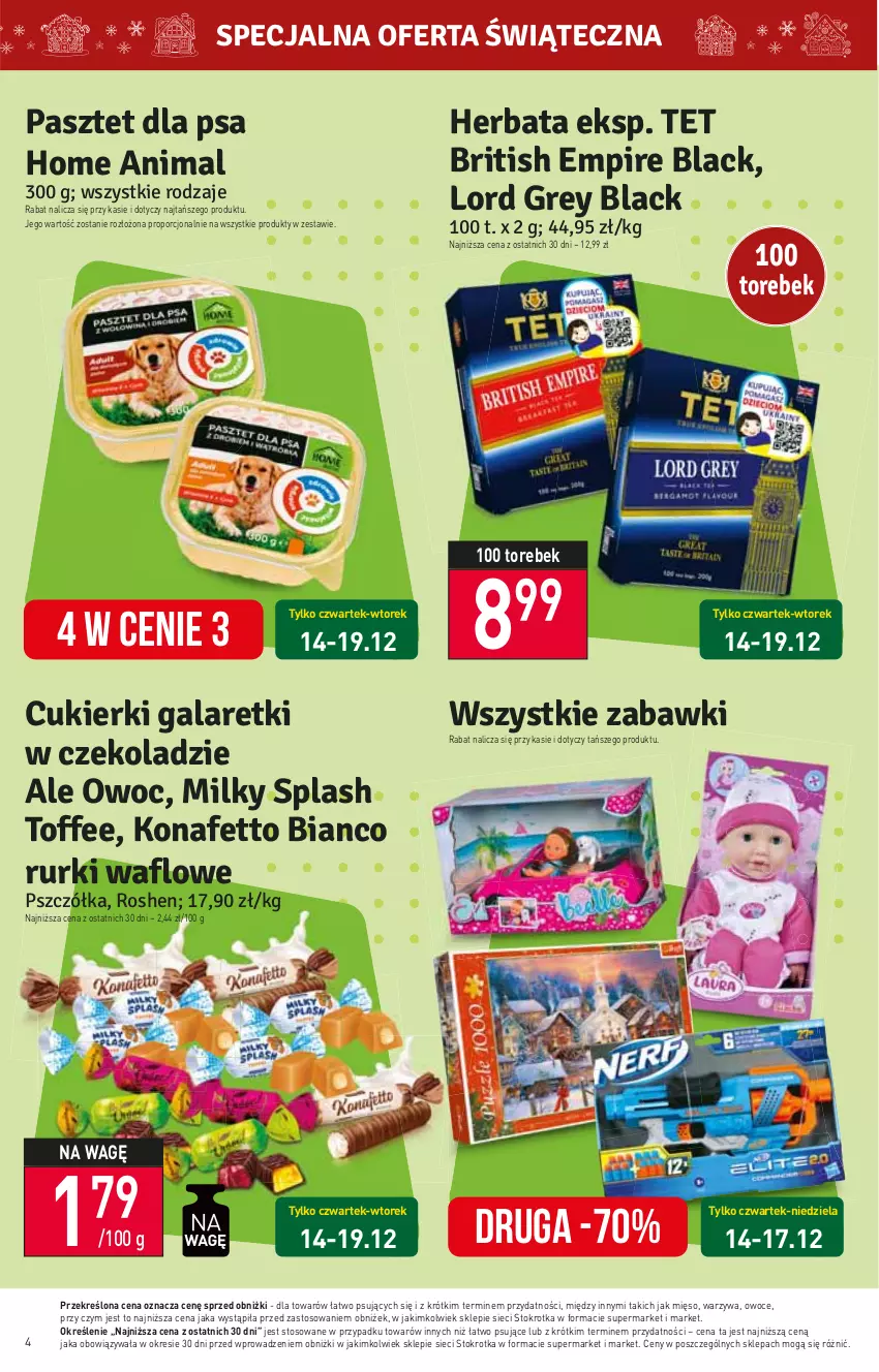 Gazetka promocyjna Stokrotka - Supermarket - ważna 14.12 do 20.12.2023 - strona 4 - produkty: HP, Mięso, Owoce, Por, Warzywa