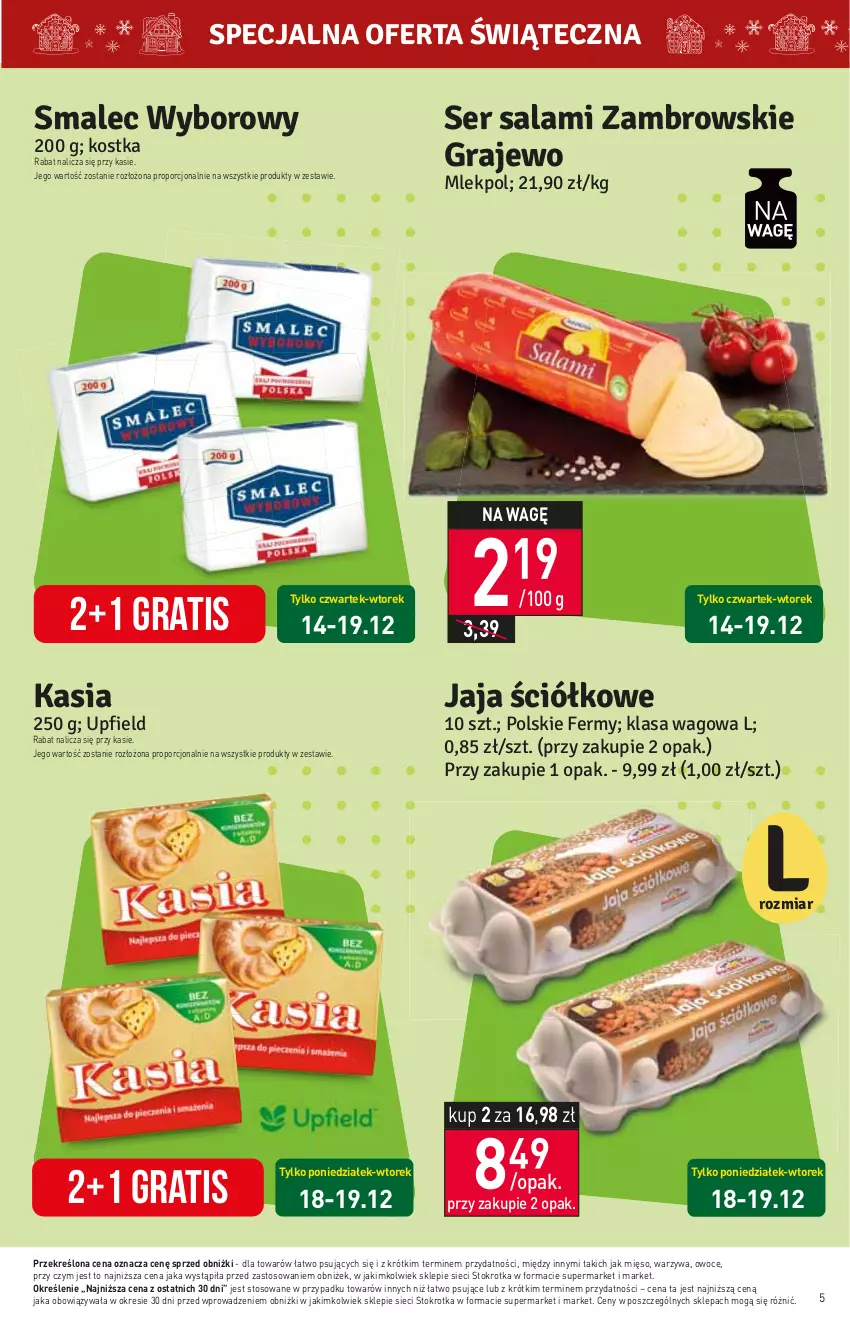 Gazetka promocyjna Stokrotka - Supermarket - ważna 14.12 do 20.12.2023 - strona 5 - produkty: Gra, Mięso, Owoce, Por, Warzywa