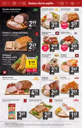 Gazetka promocyjna Stokrotka - Supermarket - Gazetka - ważna od 20.12 do 20.12.2023 - strona 14 - produkty: Kurczak, Polędwica, Warzywa, Udziec z indyka, Sos, Sok, Udziec z indyka w galarecie, Sokołów, Parówki, Pasztet, Kosz, Duda, Szynka, Kiełbasa krucha, Pieprz, Boczek, Owoce, Gala, Kiełbasa, Mięso, HP