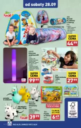 Gazetka promocyjna Aldi - Artykuły przemysłowe i tekstylia - Gazetka - ważna od 28.09 do 28.09.2024 - strona 8 - produkty: Koc, Namiot, Puzzle, Zabawka, Pompka, Tunel, Wagi