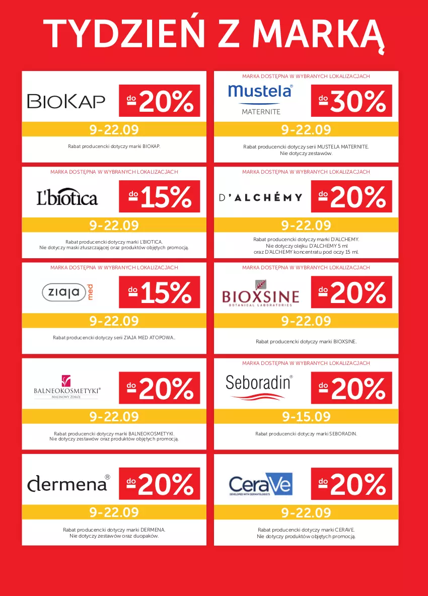 Gazetka promocyjna Ziko - 9-22 WRZEŚNIA - ważna 09.09 do 22.09.2021 - strona 16 - produkty: Biokap, CeraVe, Dermena, L'Biotica, Mus, Mustela, Okap, Olej, Seboradin, Ser, Top, Ziaja