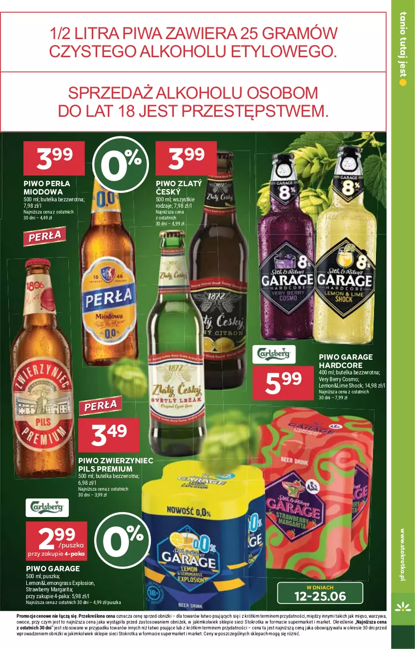 Gazetka promocyjna Stokrotka - Supermarket - ważna 17.06 do 25.06.2025 - strona 27 - produkty: Gra, Mięso, Owoce, Perła, Piwa, Piwo, Warzywa