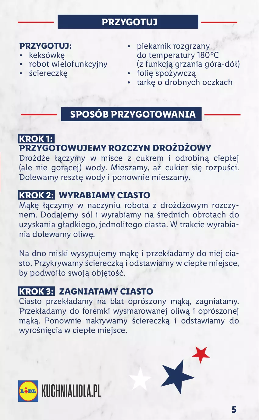 Gazetka promocyjna Lidl - KATALOG TYDZIEŃ AMERYKAŃSKI - ważna 31.01 do 05.02.2022 - strona 13 - produkty: Cukier, Drożdże, Foremki, Piekarnik, Robot, Sól