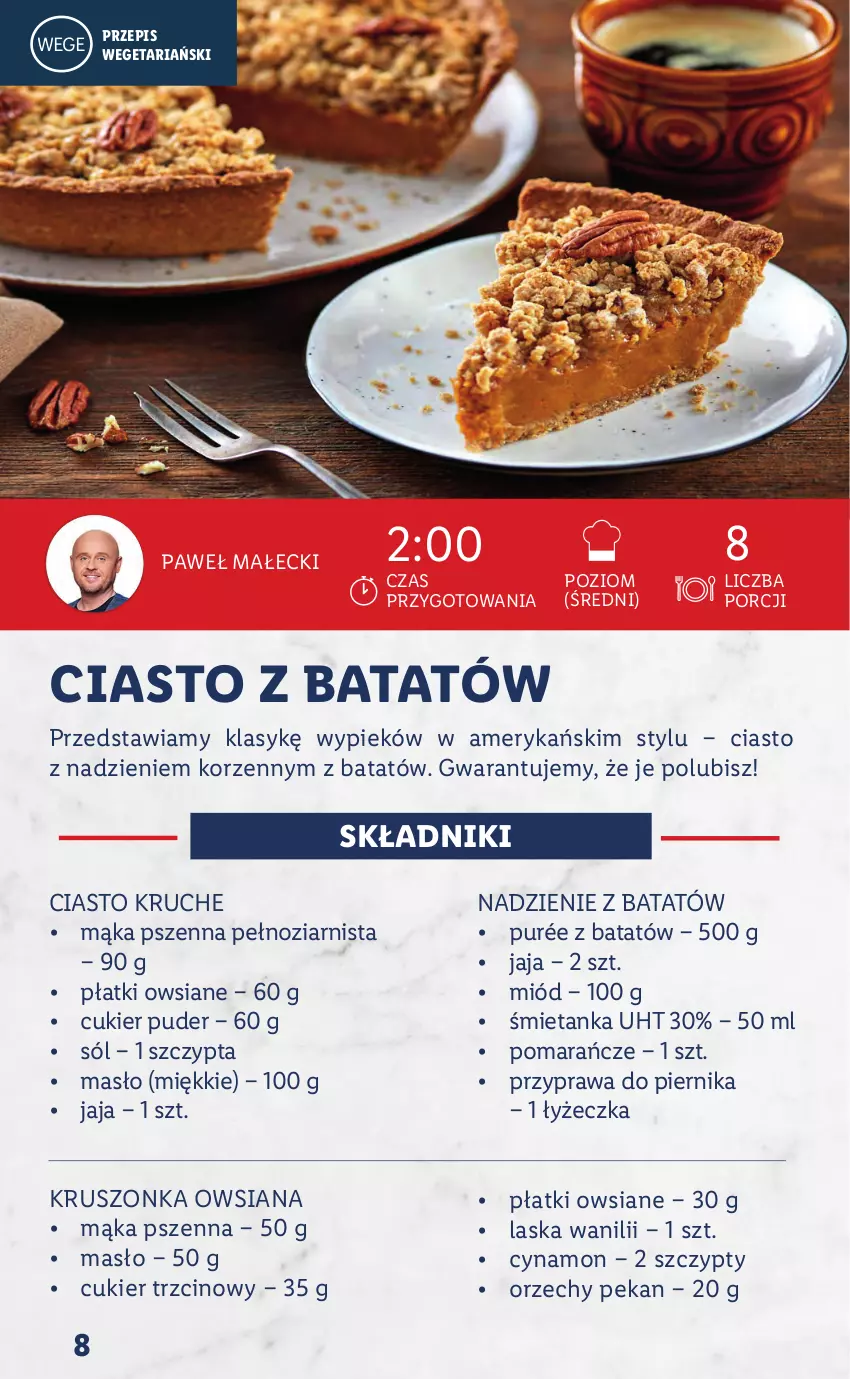 Gazetka promocyjna Lidl - KATALOG TYDZIEŃ AMERYKAŃSKI - ważna 31.01 do 05.02.2022 - strona 20 - produkty: Cukier, Cukier puder, Cukier trzcinowy, Jaja, Mąka, Mąka pszenna, Masło, Miód, Piernik, Płatki owsiane, Pomarańcze, Por, Puder, Pur, Sól