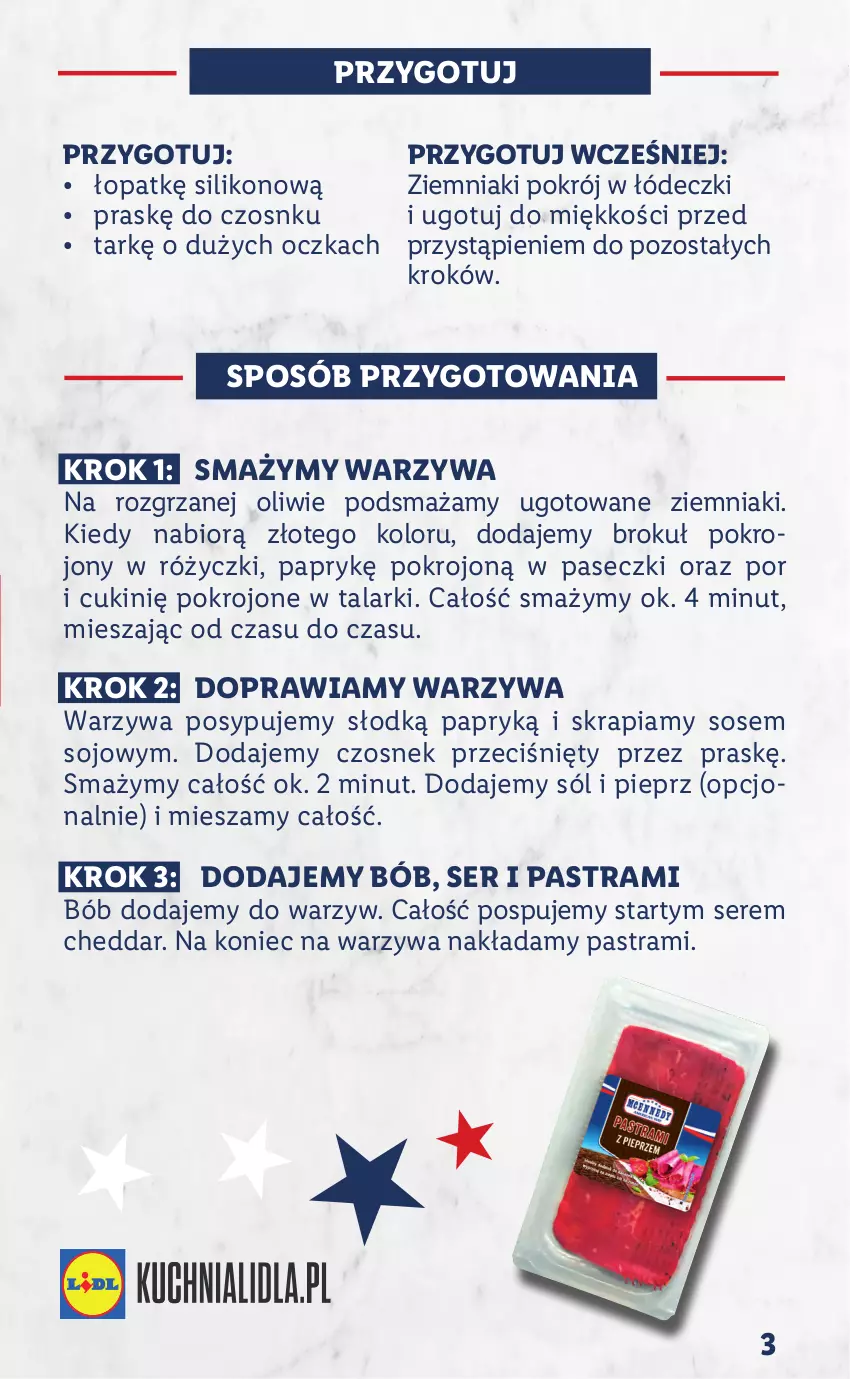 Gazetka promocyjna Lidl - KATALOG TYDZIEŃ AMERYKAŃSKI - ważna 31.01 do 05.02.2022 - strona 7 - produkty: Cheddar, Czosnek, Pieprz, Por, Ser, Sól, Sos, Warzywa, Ziemniaki