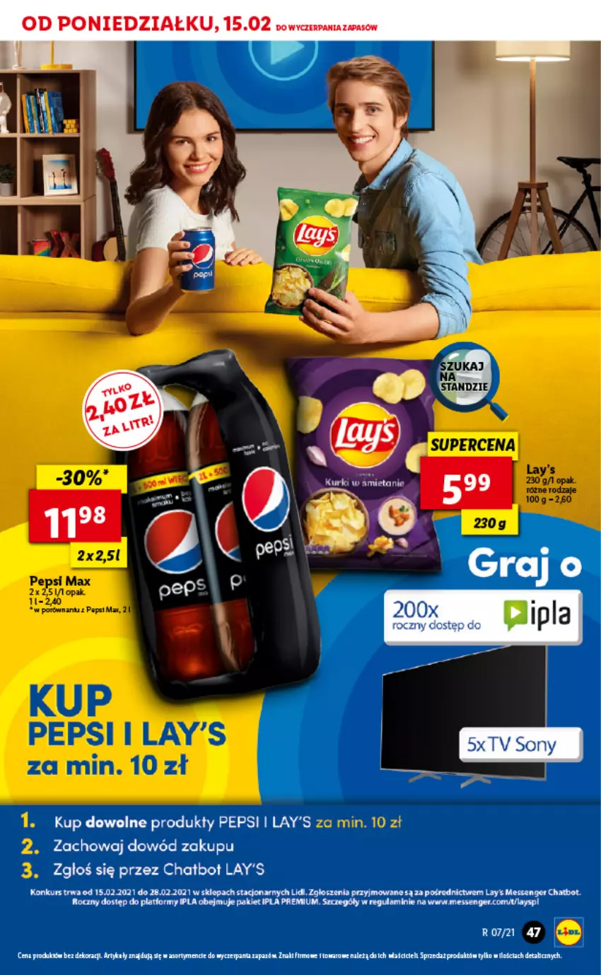 Gazetka promocyjna Lidl - GAZETKA - ważna 15.02 do 20.02.2021 - strona 47