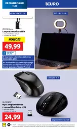 Gazetka promocyjna Lidl - GAZETKA - Gazetka - ważna od 18.01 do 18.01.2025 - strona 16 - produkty: Silvercrest, Top, Ivar, Przewód, Biurka, Mysz bezprzewodowa, Mysz, Monitor, Biuro, Lampa