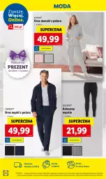 Gazetka promocyjna Lidl - GAZETKA - Gazetka - ważna od 18.01 do 18.01.2025 - strona 28 - produkty: Sony, Dres, Kalesony, Moda