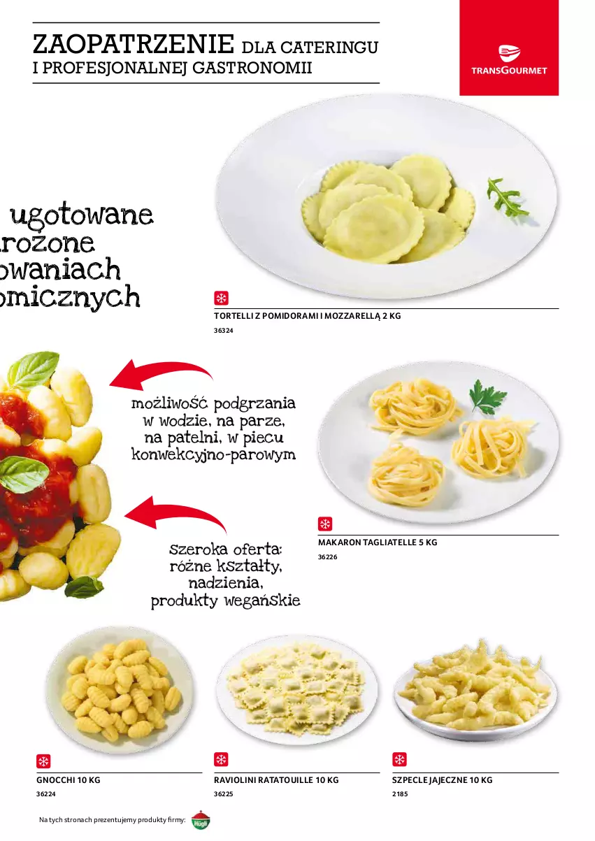 Gazetka promocyjna Selgros - Oferta gastronomiczna - ważna 19.04 do 04.05.2022 - strona 19 - produkty: Gnocchi, Makaron, Piec, Tagliatelle