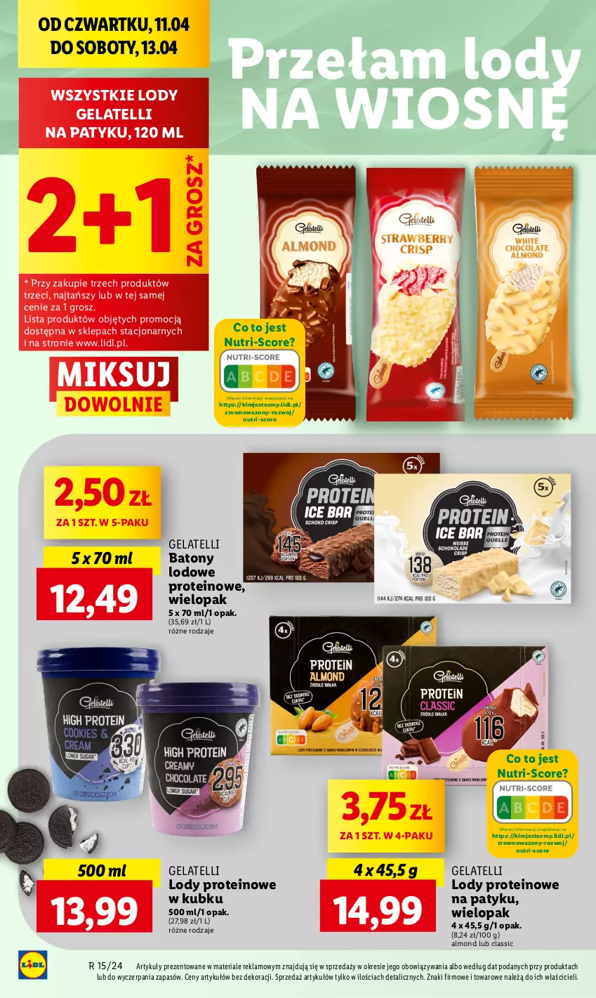 Gazetka promocyjna Lidl - GAZETKA - ważna 11.04 do 13.04.2024 - strona 28 - produkty: Baton, Lody, Wazon