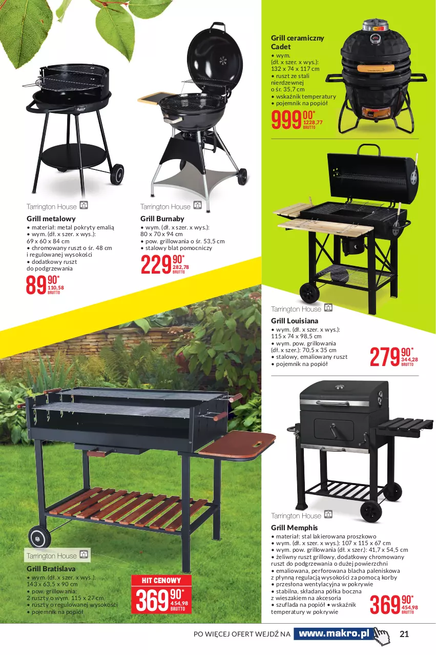 Gazetka promocyjna Makro - [Oferta specjalna] Sezon grillowy 2021 - ważna 19.04 do 03.05.2021 - strona 21 - produkty: Grill, Isla, Lakier, Palenisko, Pojemnik, Półka, Sok, Wieszak