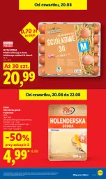 Gazetka promocyjna Lidl - Gazetka ważna od 20.08 do 22.08 - Gazetka - ważna od 22.08 do 22.08.2026 - strona 13 - produkty: Jaja, Pilos, Gouda