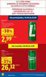 Gazetka promocyjna Lidl - Gazetka ważna od 20.08 do 22.08 - Gazetka - ważna od 22.08 do 22.08.2026 - strona 26 - produkty: Carlsberg, Lech Premium
