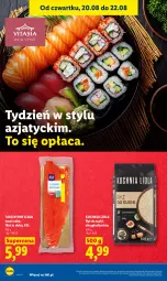 Gazetka promocyjna Lidl - Gazetka ważna od 20.08 do 22.08 - Gazetka - ważna od 22.08 do 22.08.2026 - strona 48 - produkty: Ryż do sushi, Ryż, Kuchnia, Sushi