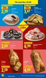 Gazetka promocyjna Lidl - Gazetka ważna od 20.08 do 22.08 - Gazetka - ważna od 22.08 do 22.08.2026 - strona 62 - produkty: Kurczak, Ser, Croissant, Donut, Oreo, Jagodzianka