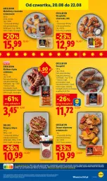 Gazetka promocyjna Lidl - Gazetka ważna od 20.08 do 22.08 - Gazetka - ważna od 22.08 do 22.08.2026 - strona 65 - produkty: Kurczak, Lion, Burger, Skrzydełka z kurczaka, Grill, Kiełbasa, Kiełbasa śląska
