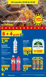 Gazetka promocyjna Lidl - Gazetka ważna od 20.08 do 22.08 - Gazetka - ważna od 22.08 do 22.08.2026 - strona 76 - produkty: Mus, Gra, Lemoniada, LANA, Muszynianka, Oshee, Woda mineralna, Kubuś, Arbuz, Woda, Mango, Napój, Magnez, Grejpfrut
