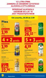 Gazetka promocyjna Lidl - Gazetka ważna od 20.08 do 22.08 - Gazetka - ważna od 22.08 do 22.08.2026 - strona 80 - produkty: Piwa, Gra, Tatra, Perła, Carlsberg, Kozel